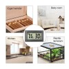 Rojuna 10-Pack Mini Thermometer Hygrometer, Large Number Small Digital Electronic