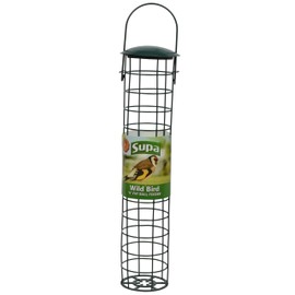 Supa Standard Wild Bird Fat Ball Feeder 9", Transparent, VIT-25673