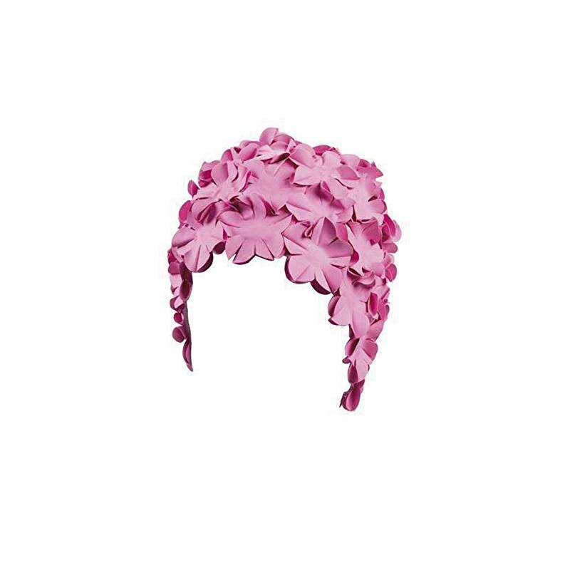 Beco Rubber Petal Cap Swimming Cap, Unisex, Gummi-Blütenhaube, pink, One