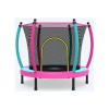 Zoshine Complete Kid Trampoline Package with Safety Net Ladder Rain