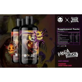 Pre Entreno Liquido Pump Sauce Panda Sabor Strawberry Cherry Mango Candy 946 Ml