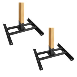 2 Pcs 2"x 4" Protable Shooting Target Stand Base,Double T-Shaped Base Target Stand for Shooting Fit for 2"x4" Post