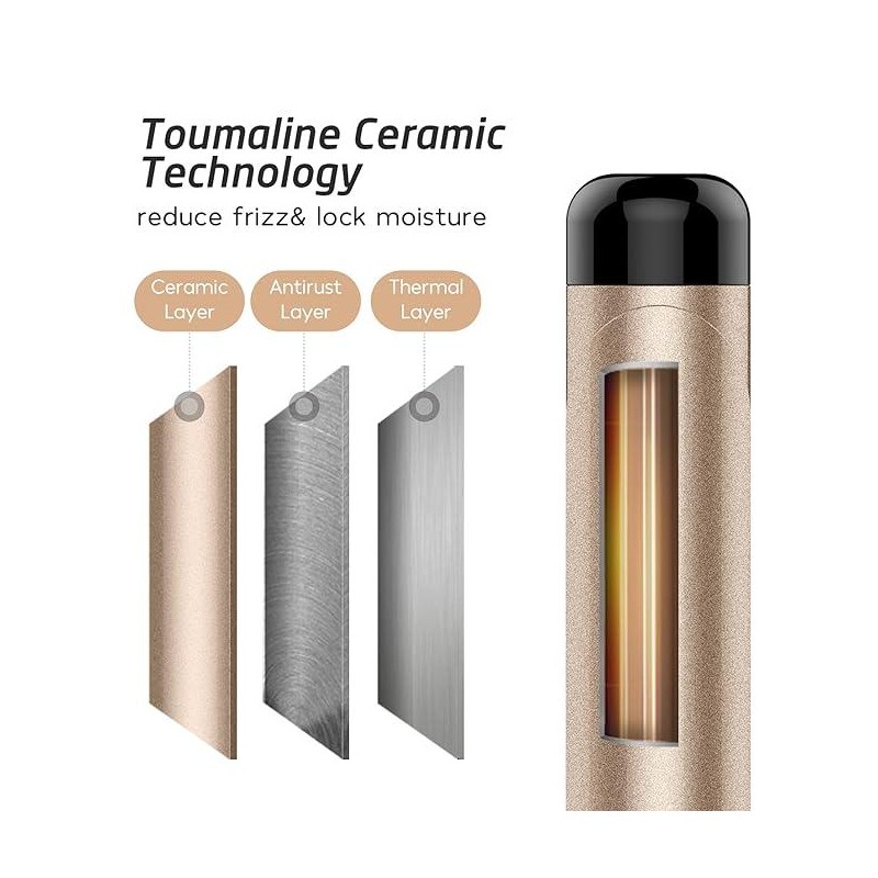 Hoson 1 1/2 Inch Large Barrel Curling Iron - size: