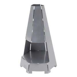 CHICIRIS Tea Light Candle Heater, Metal Tea Light Oven Windproof Tealight Candle Heating Holder Votive Candle Stand for Home Bedroom Office Camping, 3.9 x 7.5in