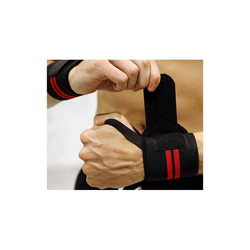 WOIWO 1 Pair (2 Pcs) Weight Lifting Wrist Wraps with