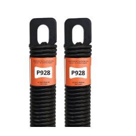 G.A.S Hardware (P928) 28 in. Plug-End Extension Springs (0.148 in. No. 9 Wire) | Springs for Garage Door Repair Plug-End Extension Springs Replacement Garage Hardware | (1 Pair)