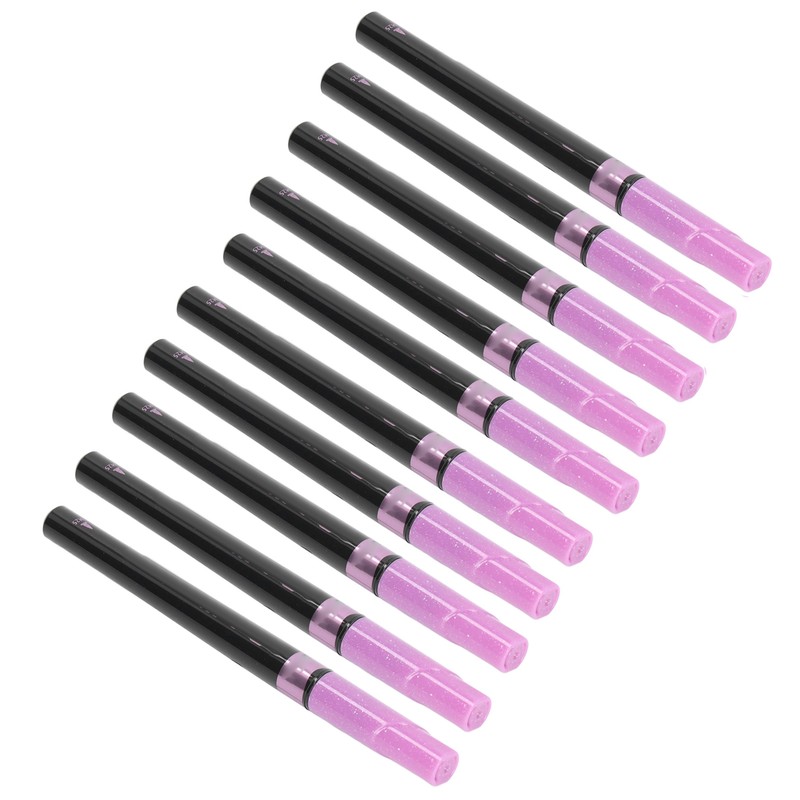 10 Pcs Paint Markers Purple Metal Texture Waterproof Glass Marker