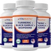 Vitamatic Turmeric Curcumin Supplement (10:1 Equivalent 3000 Per Serving, Made
