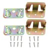 E-outstanding Bed Rail Bracket 2PCS Wood Bed Rail Fittings Bed