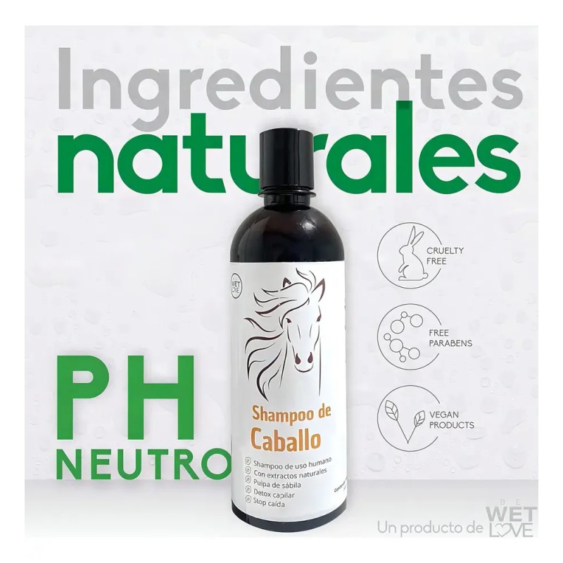 Shampoo Anticaída con Romero y Sábila para Crecimiento Capilar, de
