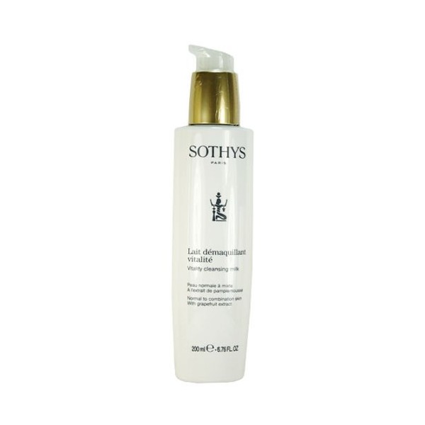 Sothys Vitality Cleansing Milk Normal Combination 200ml(6.76oz) New Fresh Product