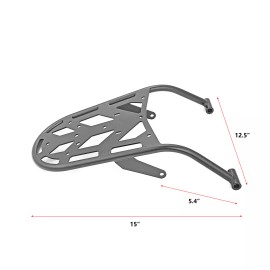 21ST For 08-24 Yamaha XT250 Steel Rear Tail Top Case Mount Luggage Cargo Rack Carrier