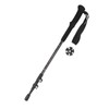 Hiking Stick 3 Section Carbon Fiber Rod EVA Foam Handle