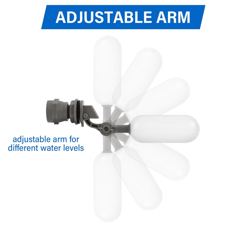 1/2 Inch NPT Mini Float Ball Valve Kit Automatic Fill