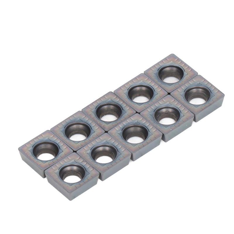 10 Pcs Carbide Milling Inserts Colourful Fine Finished CNC Lathe