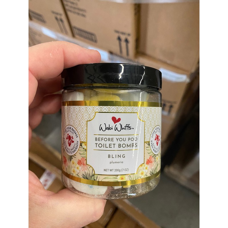 Wabi Whiffs Fizzing Toilet Bombs – Bling | Natural Bathroom