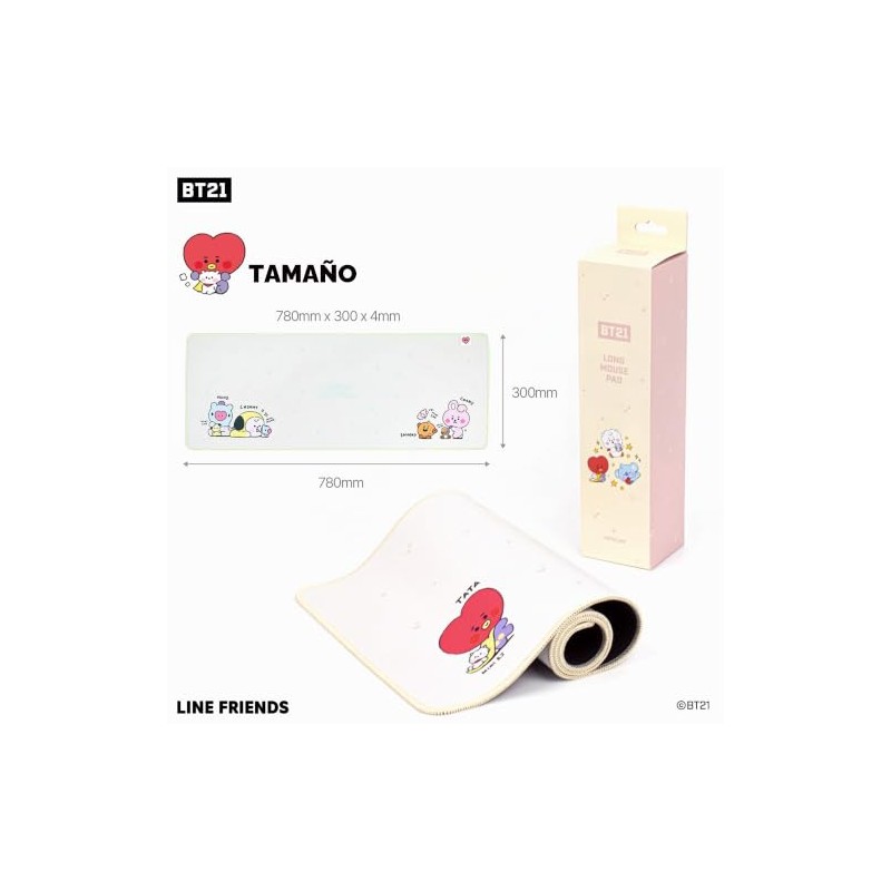 Hamee BT21 My Little Buddy Series Tapete de computadora [Alfombrilla