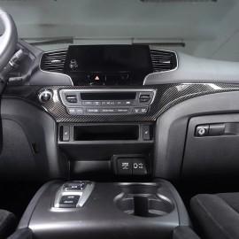 Ynei ABS Carbon Fiber Dashboard Panel Trim Cover Set Fits Honda Passport 2019-2023