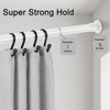 Refrze Room Divider Tension Curtain Rod, Tension Shower Curtain Rods,