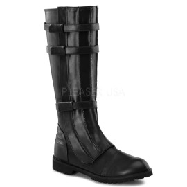 Funtasma Brown Cobb Vanth Bobba Fett Mandalorian Dune Cosplay Costume Mens Boots - 14, Black