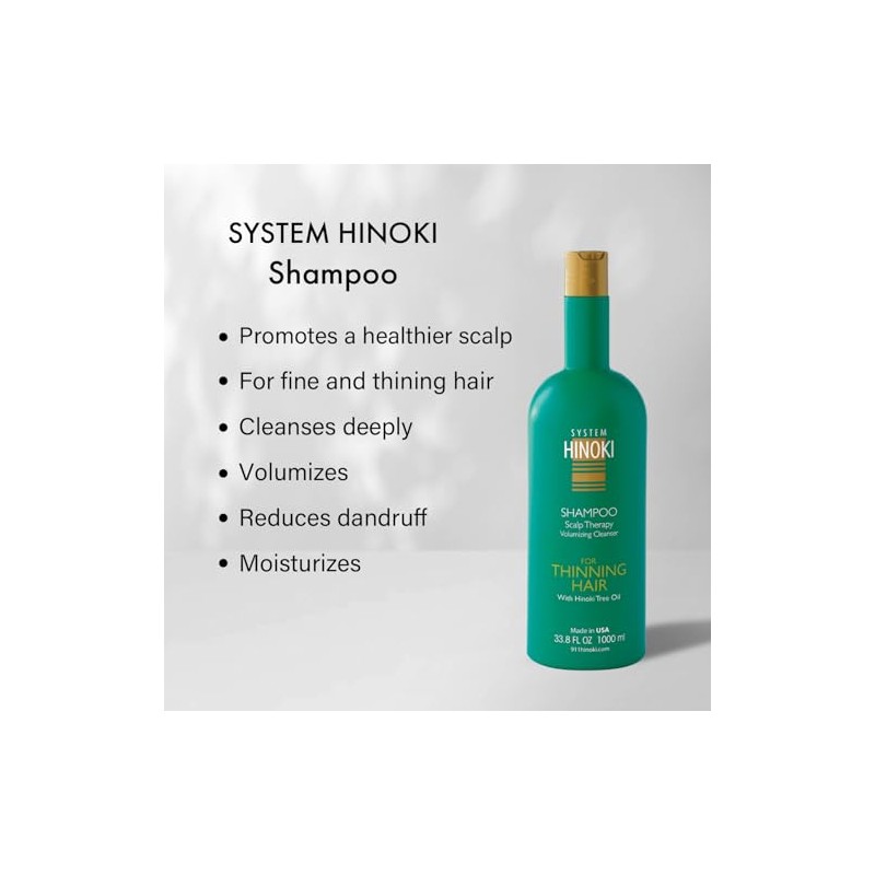 Hayashi Hinoki Champú, 33.8 onzas líquidas