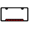 Au-TOMOTIVE GOLD Ford Bronco Universal Unbreakable Black License Plate Frame