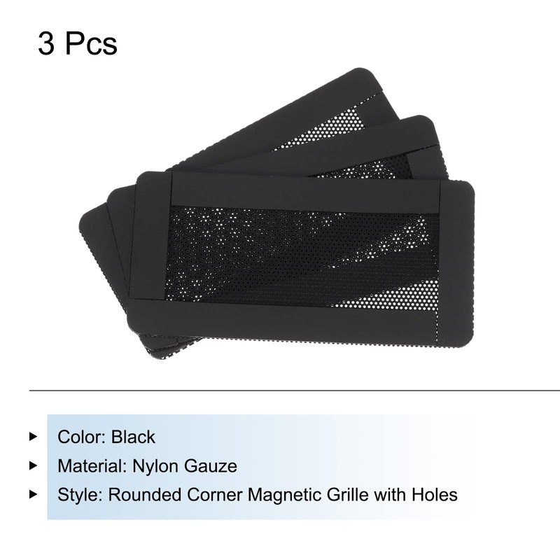 sourcing map Set of 3 PC Dust Filters, 150 x