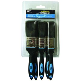 pro user PRO-ZZ110 No Bristle Loss Paint Brush Set - Black (5-Piece)