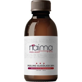 NAIMA Peeling Ácido Glicólico 20%, 100 ml Peeling Facial Exfoliante Facial Potente para Renovación Celular Líneas Finas, Arrugas y Manchas Todo Tipo de Piel
