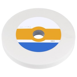 HARFINGTON Bench Grinding Wheel 8 Inch 80 Grit 0.8" Thickness 1-1/4 Inch Arbor White Aluminum Oxide Grinding Wheel Grinding and Cutting Grinder Wheel for Cars Ships Machinery