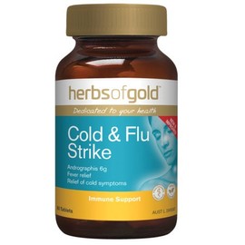 Herbs of Gold Cold & Flu Strike 30tabs Complex