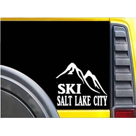 Ski Salt Lake City K648 6 inch Sticker Mountain decal