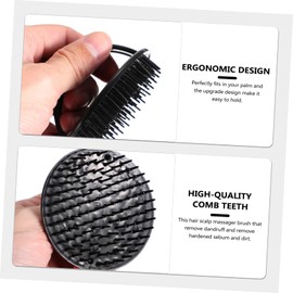 FRCOLOR 12pcs Hair Scalp Shampoo Brush for Deep Cleansing and Relaxation Gentle Bristles for All Hair Types for Dandruff and Scalp Care