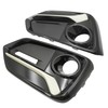 GXARTS 2PCS Black Left and Right Side Front Bumper Fog