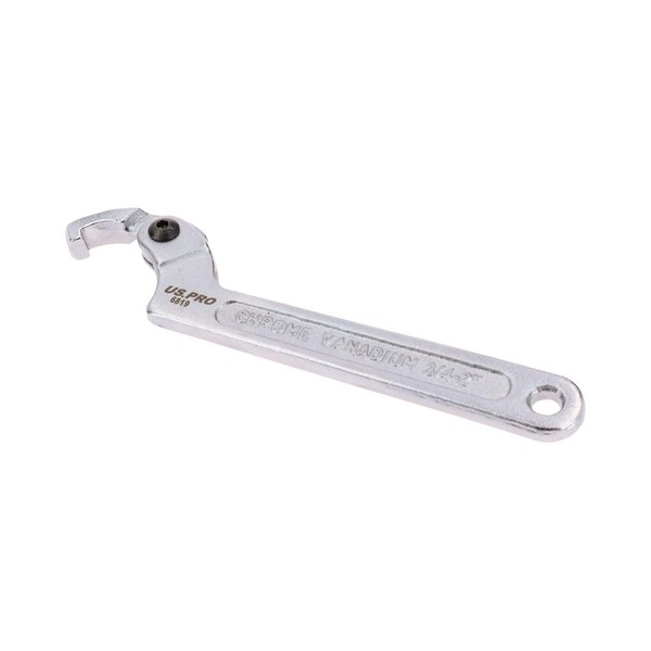 AB Tools-US Pro Adjustable Hook Wrench C Spanner 19mm – 50mm for Slotted Retaining Rings