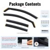 Fits 13-18 Toyota RAV4 In-Channel Window Visors Vent Rain Guards