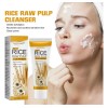 Limpiador Facial Con Puré De Arroz, Limpia, Hidrata Y Humect