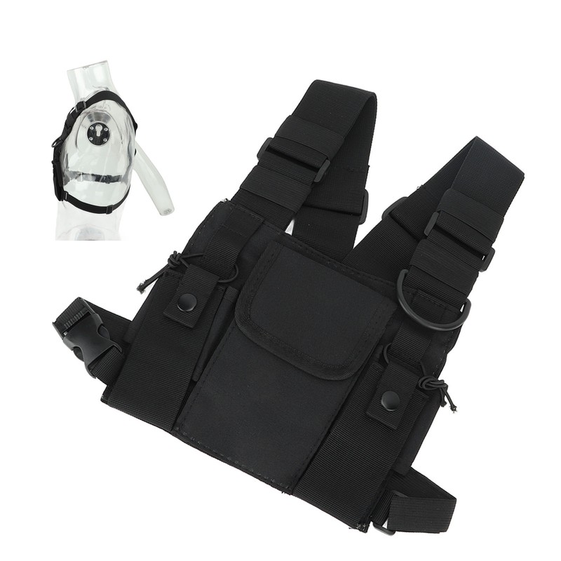 Multifunctional Chest Pack Front Chest Backpack Running Vest Bag for