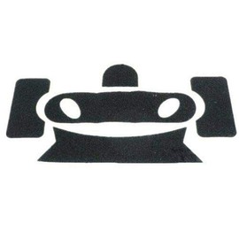 Premium Hook and Loop Fastener Set for Vented Bump Helmet (Black)