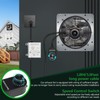 Aibabcue Shutter Exhaust Fan with Thermostat & Speed Control, 1030