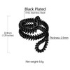 Black Snake Statement Ring Serpent Reptile Vertebrae Looped Bone Rings