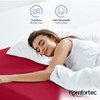 Komfortec Single Fitted Sheet 100% Cotton, 11 inch (30 cm)