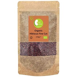 Organic Hibiscus Fine Cut Tea - Certified Organic - by Busy Beans Organic (250g)
