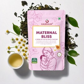 Gaurvaan Herbel Tea Maternal Bliss Loose Leaves Camomile Flavour 100 Gm (Pack Of - 1)
