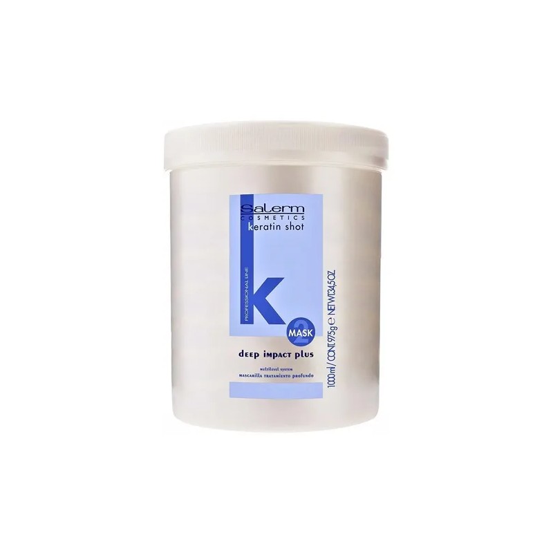 Keratin Shot Anti-frizz Shampoo 500ml + Tarro 1kg Salerm