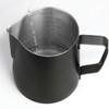 Milk Frothing Pitcher 20oz/600ml, Stainless Steel Espresso Steaming Pitcher Milk