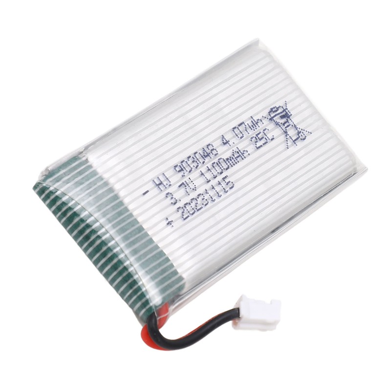 3.7V 1100mAh Battery With PH2.0 Connector Drone Flight Battery Li