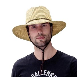 YAYUPLUS Men's Straw Hat, UV Protection, Large Size, Wide Brim, Foldable, For Farming, Beach, Travel, Outdoor, Sunshade, Father's Day, Sea, Summer, Summer, light beige, Free size