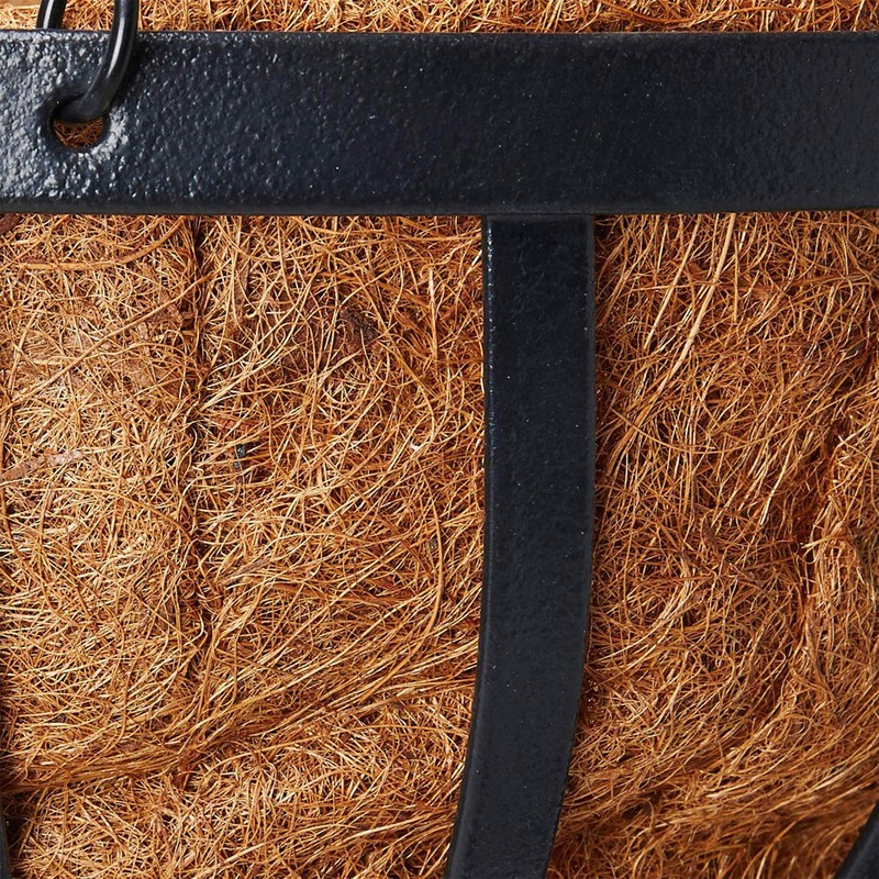 Arcadia Garden Products Round Hanging Planter Basket with Coco Liner