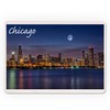 Lantern Press Chicago, Illinois, Skyline at Night (52 Playing Cards,